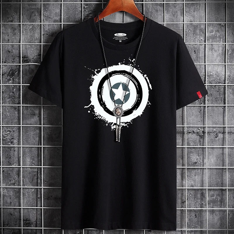 Men's Cool Summer Graphic T-Shirt - Printed Streetwear Tee