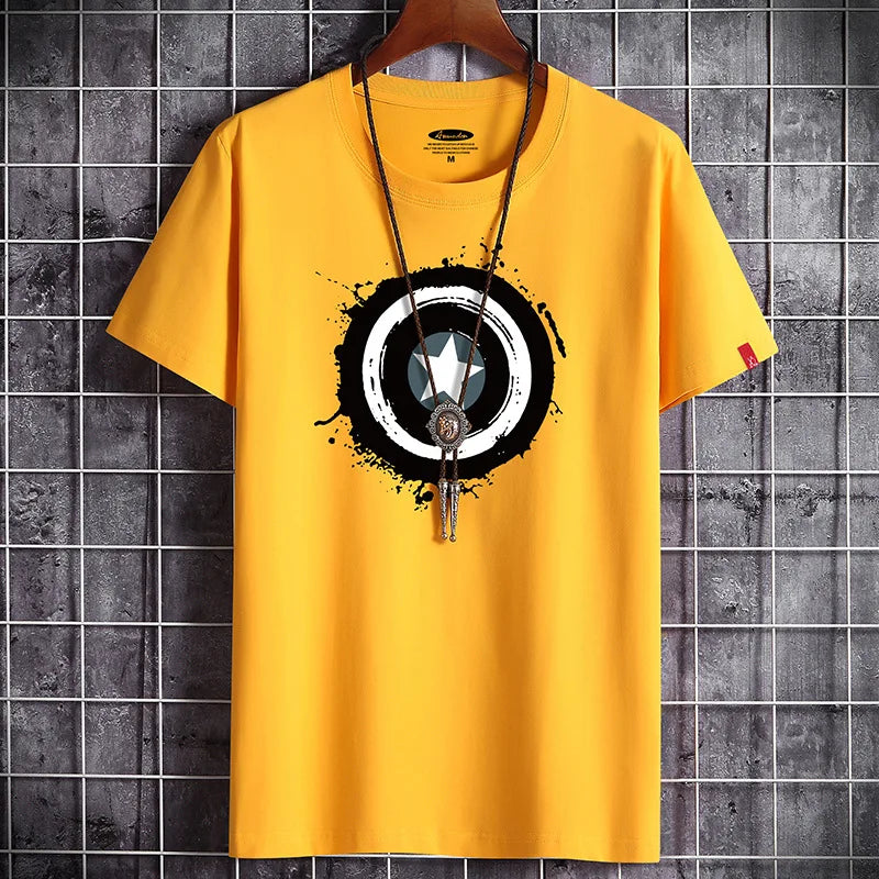 Men's Cool Summer Graphic T-Shirt - Printed Streetwear Tee