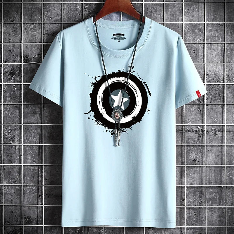 Men's Cool Summer Graphic T-Shirt - Printed Streetwear Tee