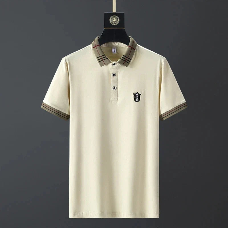 Men's Cotton Polo T-Shirt - Luxury Short Sleeve Summer Top