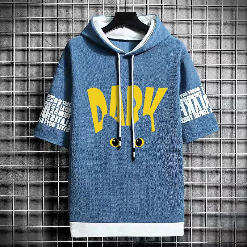 Men's Winter Style Hooded T-Shirt - Harajuku Fashion