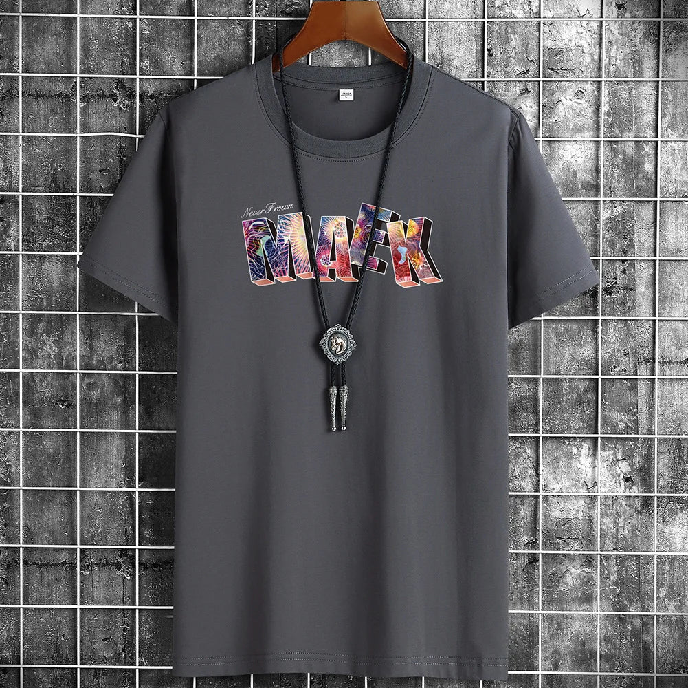 Men's Summer Cotton T-Shirt - Harajuku Gym Streetwear Tee