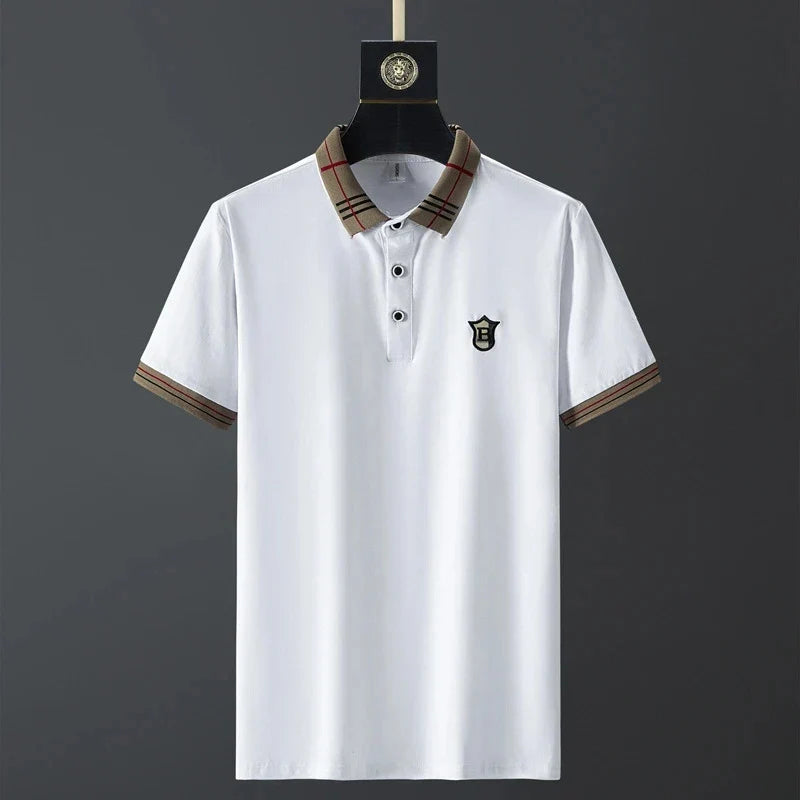 Men's Cotton Polo T-Shirt - Luxury Short Sleeve Summer Top