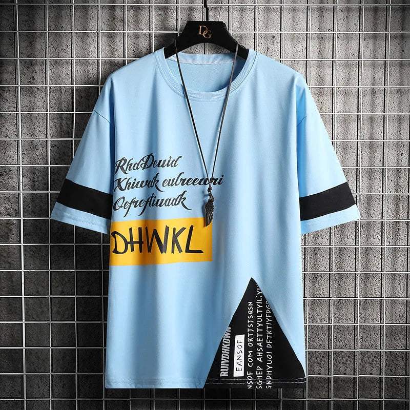 Men's Summer T-Shirt - Korean Fashion Harajuku Graphic Tee