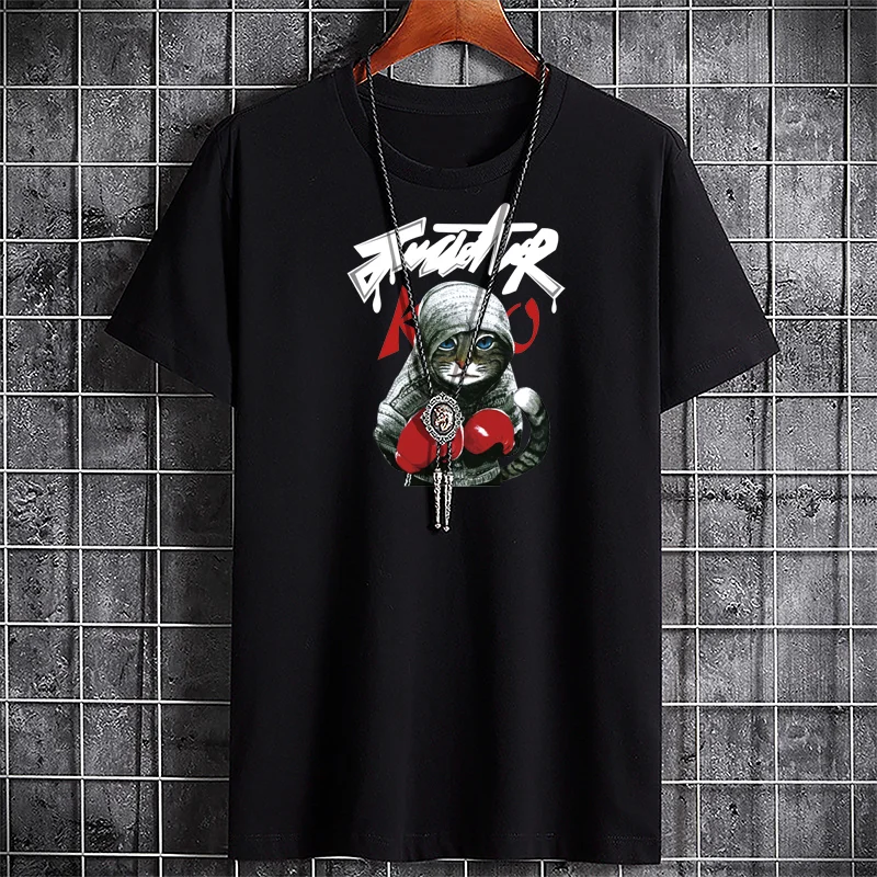 Men's Graphic Print T-Shirt - High Quality Harajuku Tee