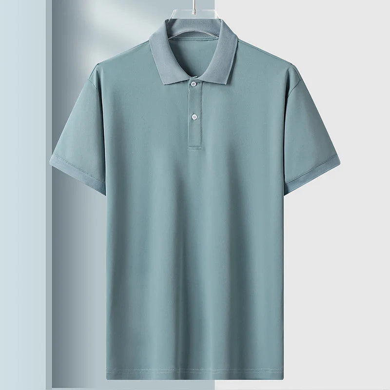 Men's Summer Polo T-Shirt - Simple & Breathable Tee