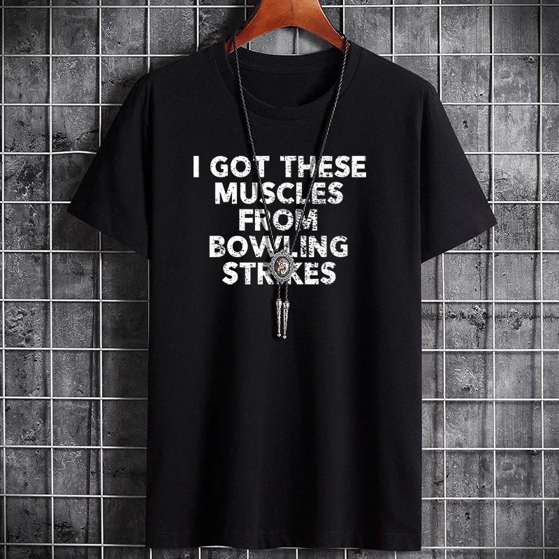 Summer Men's Cotton T-Shirt - Stylish Casual Print Tee