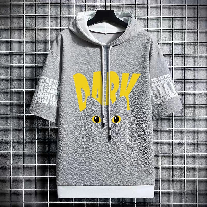 Men's Winter Style Hooded T-Shirt - Harajuku Fashion
