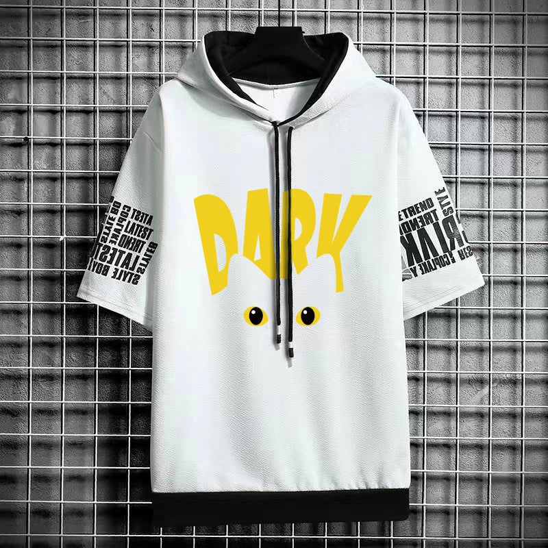 Men's Winter Style Hooded T-Shirt - Harajuku Fashion