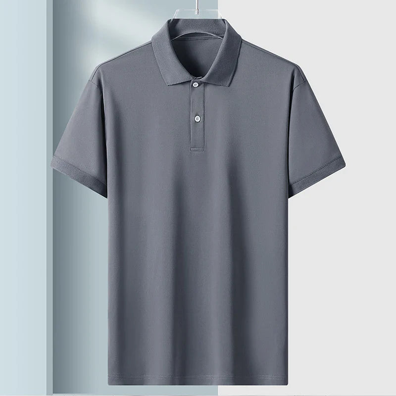 Men's Summer Polo T-Shirt - Simple & Breathable Tee