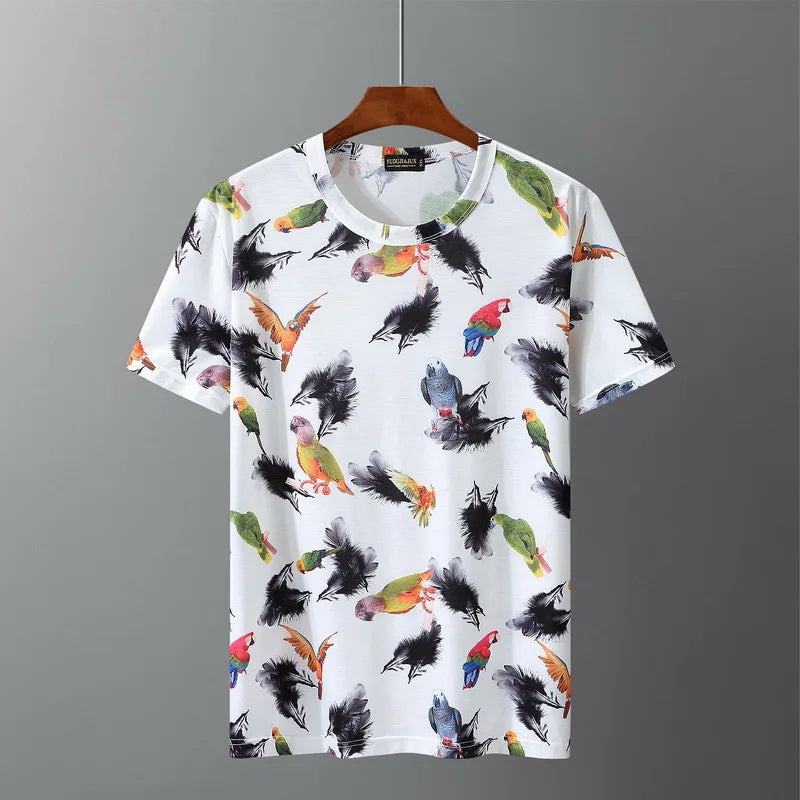 Men's Summer T-Shirt - Stylish Streetwear Hip Hop Tee