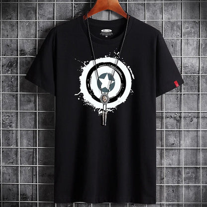 Men's Cool Summer Graphic T-Shirt - Printed Streetwear Tee
