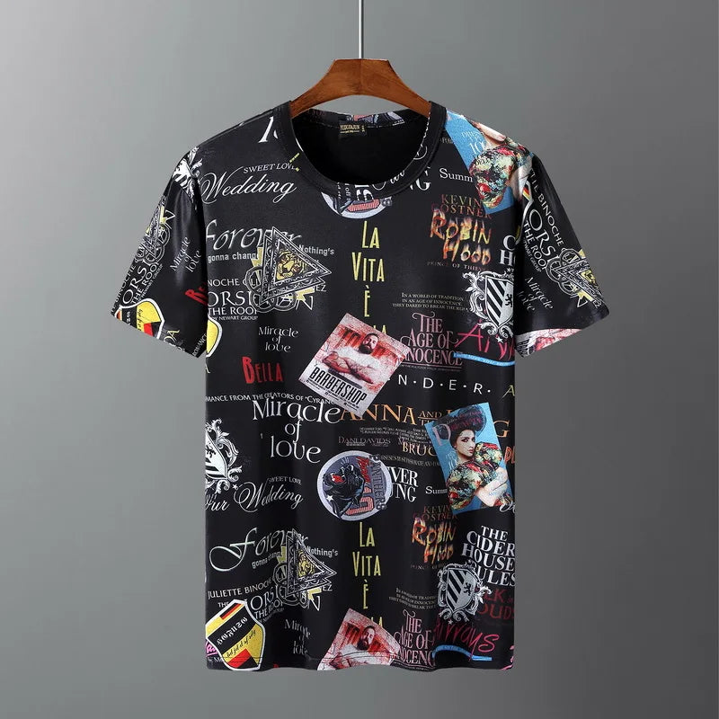 Men's Summer T-Shirt - Stylish Streetwear Hip Hop Tee
