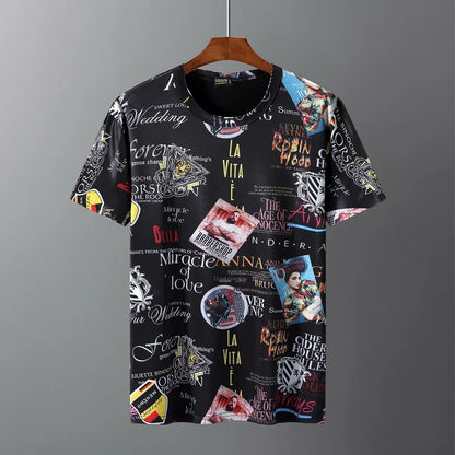 Men's Summer T-Shirt - Stylish Streetwear Hip Hop Tee