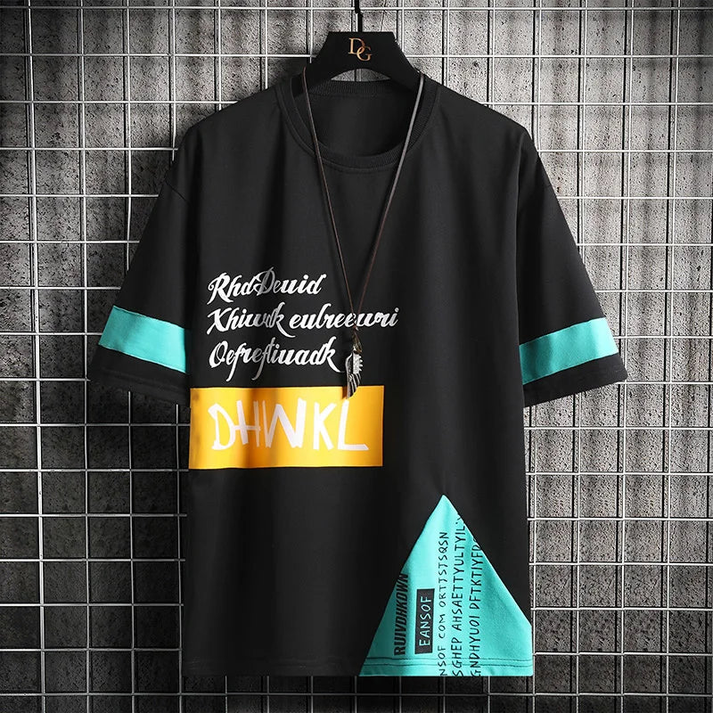 Men's Summer T-Shirt - Korean Fashion Harajuku Graphic Tee