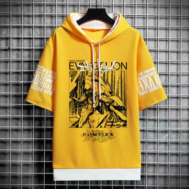 Men's Winter Hooded T-Shirt - Harajuku Street Fashion