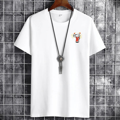 New Men's Fashion T-Shirt - Sporty Hip Hop Summer Tee