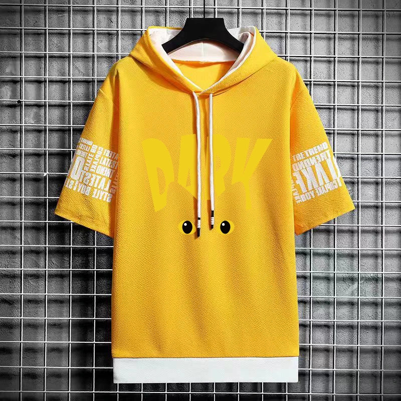 Men's Winter Style Hooded T-Shirt - Harajuku Fashion