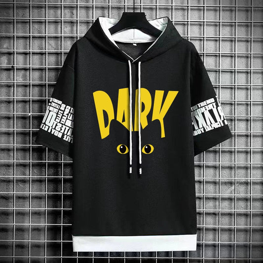 Men's Winter Style Hooded T-Shirt - Harajuku Fashion