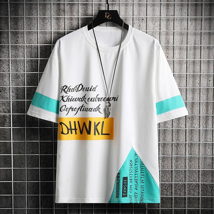 Men's Summer T-Shirt - Korean Fashion Harajuku Graphic Tee