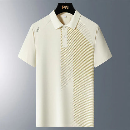 Men's Summer Polo T-Shirt - Breathable Short Sleeve Top