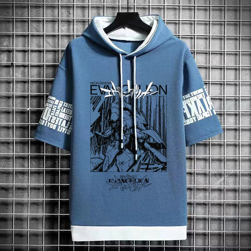 Men's Winter Hooded T-Shirt - Harajuku Street Fashion