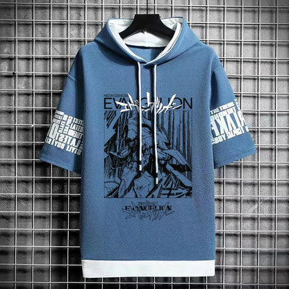 Men's Winter Hooded T-Shirt - Harajuku Street Fashion