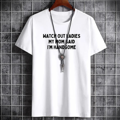 Men's Summer Cotton T-Shirt - Comfortable Short Sleeve Top