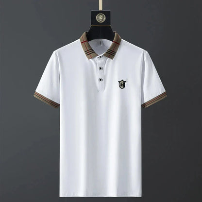 Men's Cotton Polo T-Shirt - Luxury Short Sleeve Summer Top