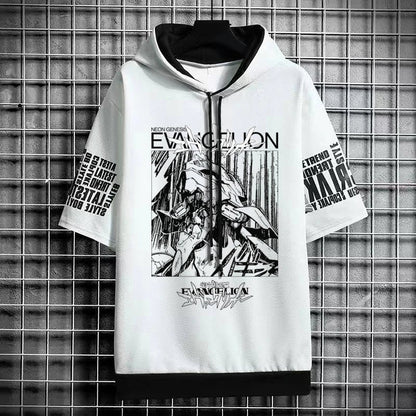 Men's Winter Hooded T-Shirt - Harajuku Street Fashion