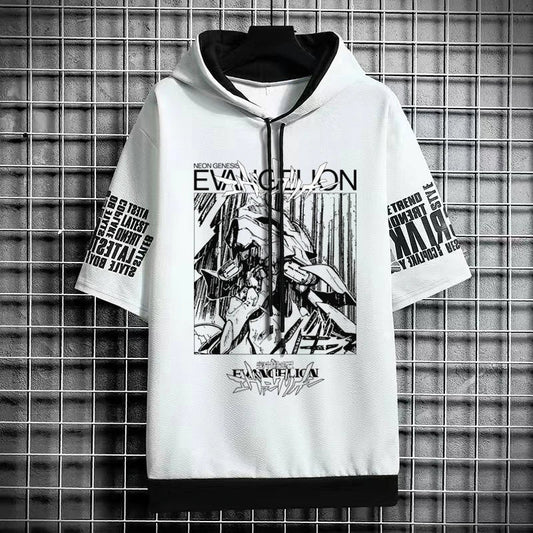 Men's Winter Hooded T-Shirt - Harajuku Street Fashion