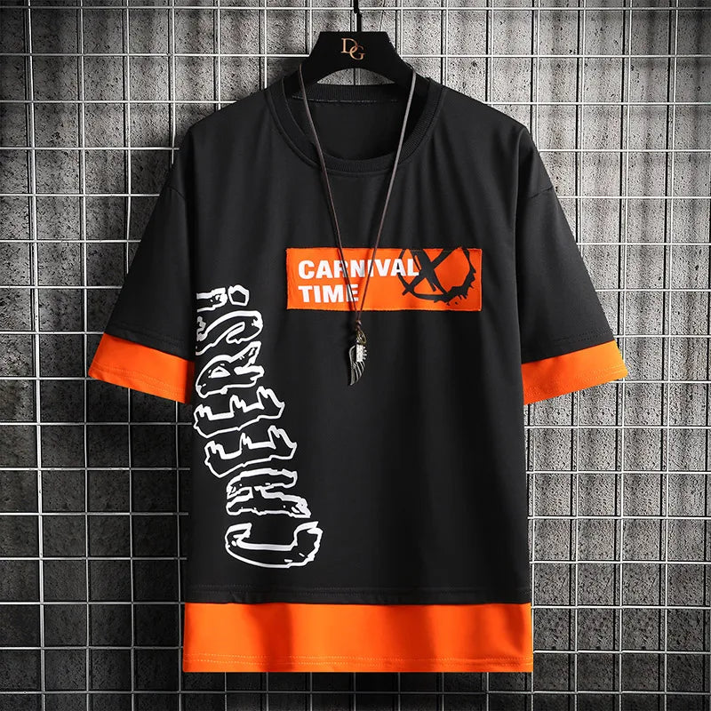 Men's Summer T-Shirt - Korean Fashion Harajuku Streetwear