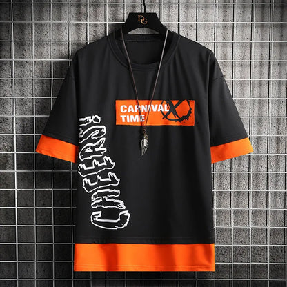 Men's Summer T-Shirt - Korean Fashion Harajuku Streetwear