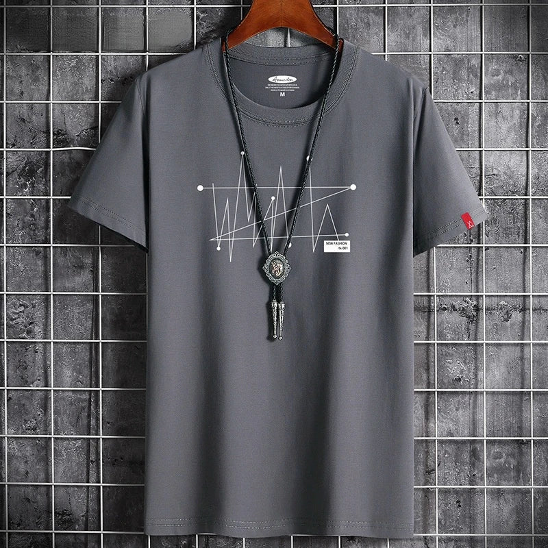 Men's Manga Print T-Shirt - 100% Cotton, Short Sleeve, Summer Fashion - PrimePick World