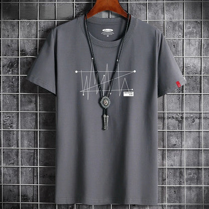 Men's Manga Print T-Shirt - 100% Cotton, Short Sleeve, Summer Fashion - PrimePick World