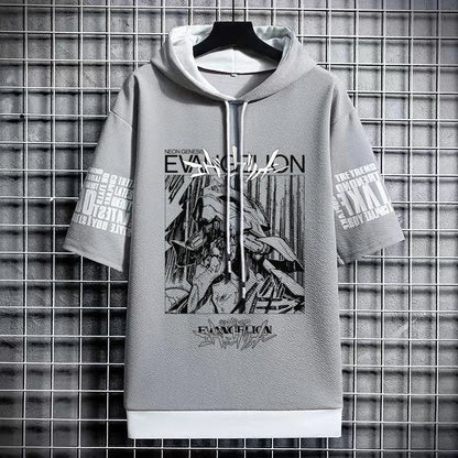 Men's Winter Hooded T-Shirt - Harajuku Street Fashion