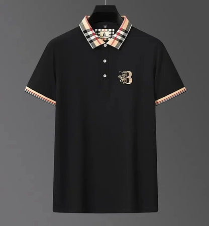 Men's Polo T-Shirt - Summer Embroidered Casual Top