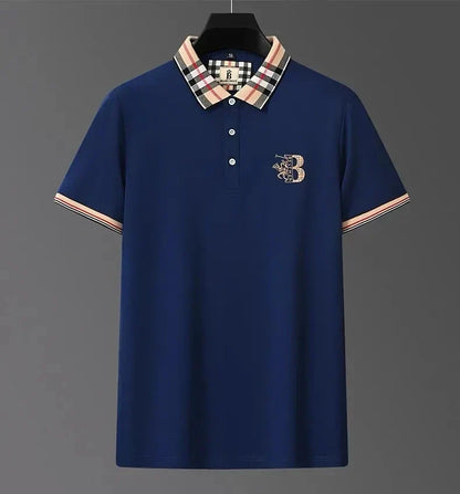 Men's Polo T-Shirt - Summer Embroidered Casual Top