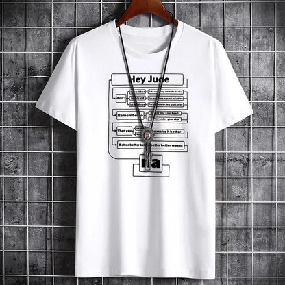 Men's Summer Cotton T-Shirt - Stylish Gym Sports Tee