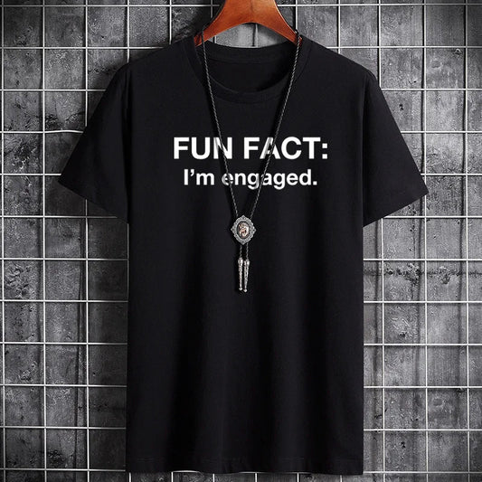 Men's Summer Cotton T-Shirt - Casual Breathable Printed Tee