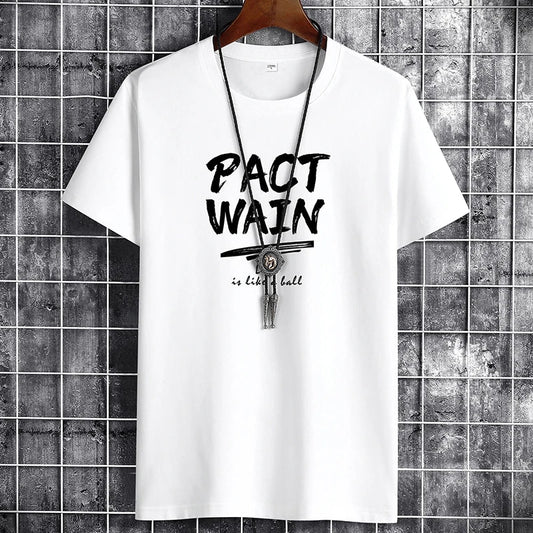 Summer Letter Print T-Shirt - Stylish Streetwear Tee