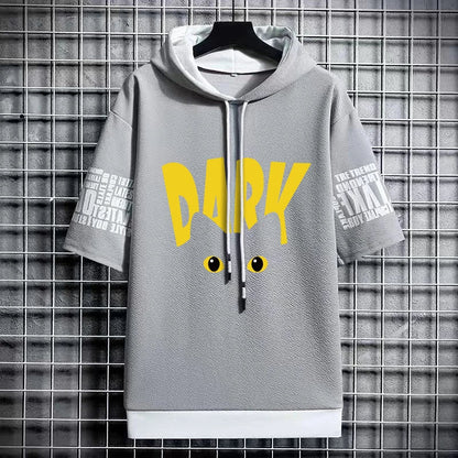 Men's Winter Style Hooded T-Shirt - Harajuku Fashion