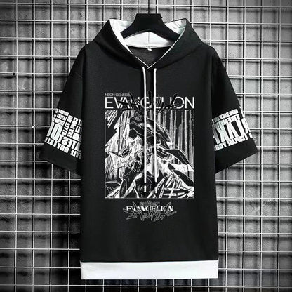 Men's Winter Hooded T-Shirt - Harajuku Street Fashion